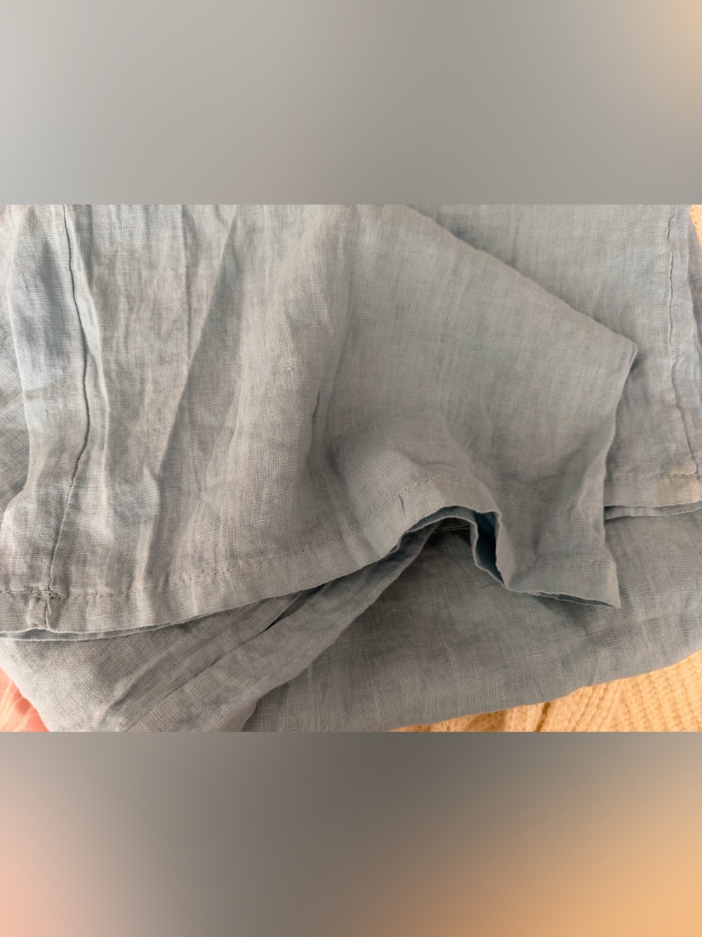 Flowy Drapey Italian Linen Wide-Leg Pants purchased in Mykonos! ๐POCKETS๐ NWT - Picture 6 of 6